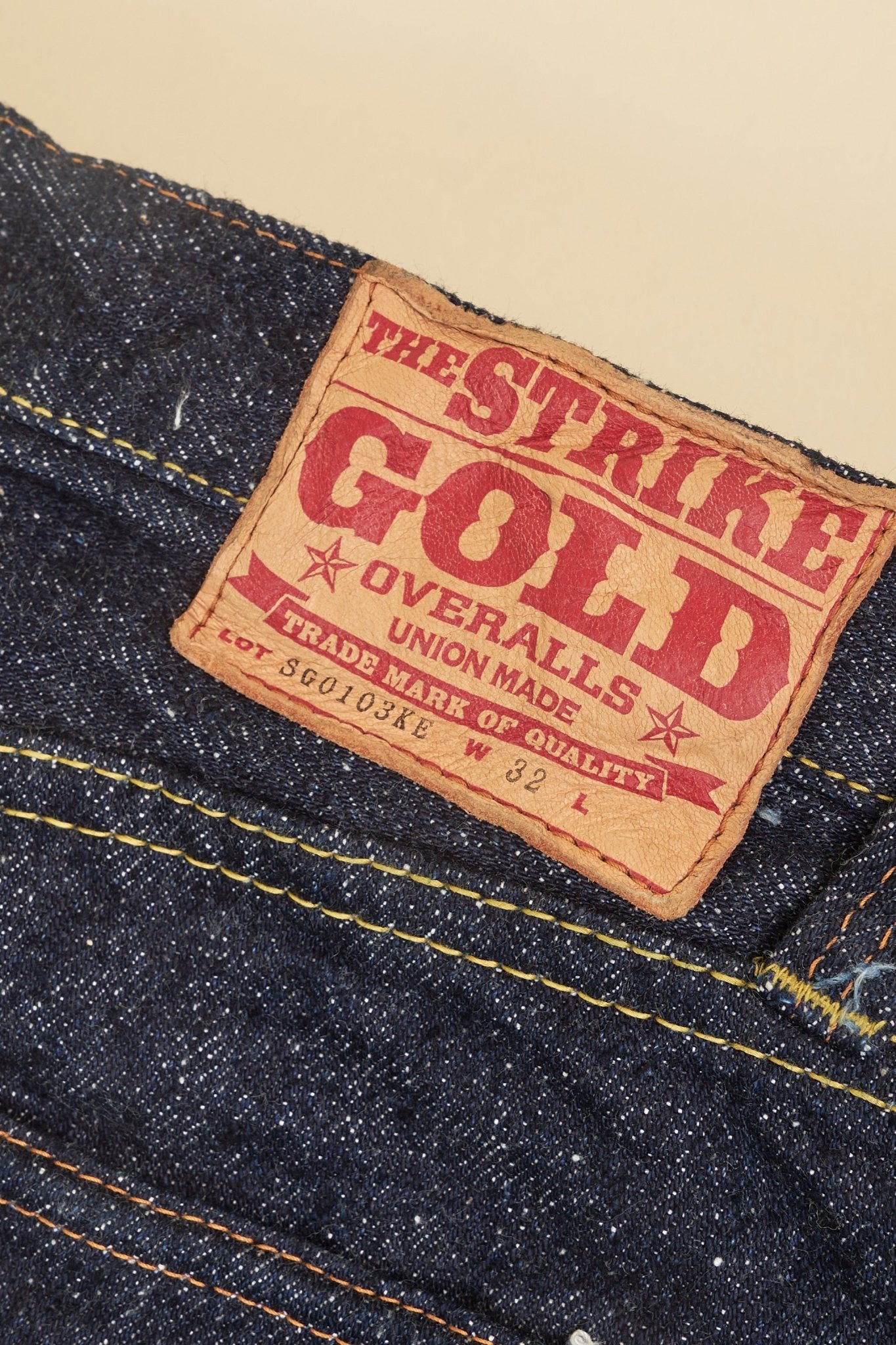 The Strike Gold "Keep Earth" Organic / Recycled Cotton Straight Selvedge Jeans -The Strike Gold - URAHARA
