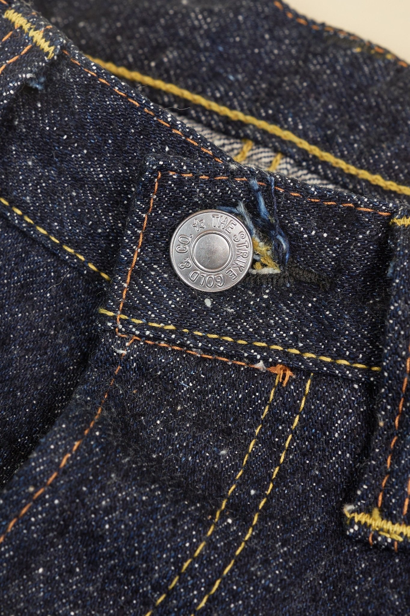 The Strike Gold "Keep Earth" Organic / Recycled Cotton Straight Selvedge Jeans -The Strike Gold - URAHARA