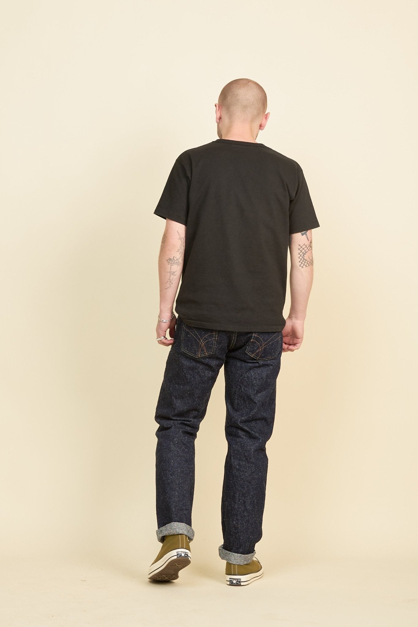 The Strike Gold "Keep Earth" Organic / Recycled Cotton Tapered Selvedge Jeans -The Strike Gold - URAHARA