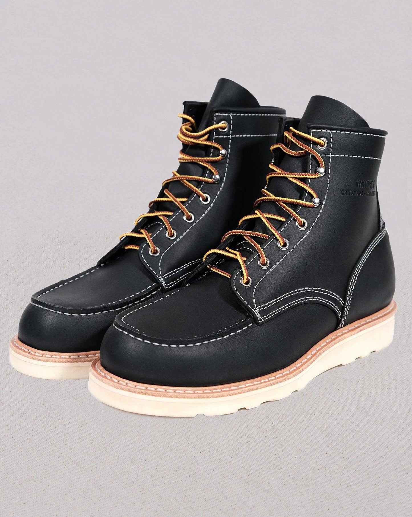 White's Boots Perry Moc Toe - Black -Whites Boots - URAHARA